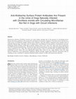 Research paper thumbnail of Anti-Wolbachia Surface Protein Antibodies Are Present in the Urine of Dogs Naturally Infected with Dirofilaria immitis with Circulating Microfilariae But Not in Dogs with Occult Infections