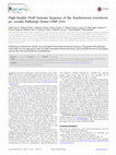 Research paper thumbnail of High-Quality Draft Genome Sequence of the Xanthomonas translucens pv. cerealis Pathotype Strain CFBP 2541