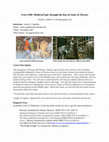 Research paper thumbnail of CU Boulder Fren 1200 syllabus - Medieval Epic through the lens of 'Game of Thrones'