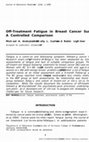 Research paper thumbnail of Off-treatment fatigue in breast cancer survivors: a controlled comparison