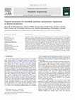 Research paper thumbnail of Targeted Proteomics for Metabolic Pathway Optimization