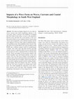 Research paper thumbnail of Impacts of a Wave Farm on Waves, Currents and Coastal Morphology in South West England