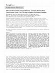 Research paper thumbnail of Microgel Iron Oxide Nanoparticles for Tracking Human Fetal Mesenchymal Stem Cells Through Magnetic Resonance Imaging