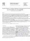 Research paper thumbnail of Suicidal ideation in medical inpatients: psychosocial and clinical correlates