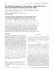 Research paper thumbnail of The photophysical properties of chromophores at high (100 mM and above) concentrations in polymers and as neat solids