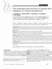 Research paper thumbnail of The empowerment process in people with diabetes: an Iranian perspective