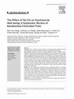 Research paper thumbnail of The Effect of Tai Chi on Psychosocial Well-being: A Systematic Review of Randomized Controlled Trials