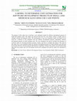 Research paper thumbnail of A MODEL TO DETERMINE COST ESTIMATION FOR SOFTWARE DEVELOPMENT PROJECTS OF SMALL AND MEDIUM SCALES USING USE CASE POINTS