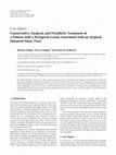 Research paper thumbnail of Conservative, Surgical, and Prosthetic Treatment of a Patient with a Periapical Lesion Associated with an Atypical Intraoral Sinus Tract