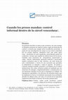 Research paper thumbnail of Cuando los presos mandan: control informal dentro de la cárcel venezolana