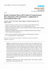 Research paper thumbnail of Density Functional Theory (DFT) Study of Coumarin-based Dyes Adsorbed on TiO2 Nanoclusters—Applications to Dye-Sensitized Solar Cells