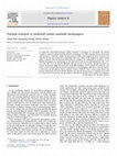 Research paper thumbnail of Thermal transport in multiwall carbon nanotube buckypapers