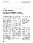 Research paper thumbnail of 3. Effects of changes in systemic hemodynamic parameters on pulpal hemodynamics