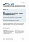 Research paper thumbnail of Institutions as Game Theory Outcomes: Towards a Cognitive-Experimental Inquiry