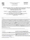 Research paper thumbnail of Novel homeobox genes are differentially expressed in placental microvascular endothelial cells compared with macrovascular cells