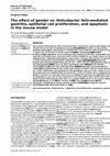 Research paper thumbnail of The effect of gender onHelicobacter felis-mediated gastritis, epithelial cell proliferation, and apoptosis in the mouse model