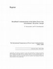 Research paper thumbnail of Broadband communications in the indoor power line environment: The pDSL concept