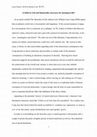 Research paper thumbnail of Is God and immortality necessary for meaning in life? 