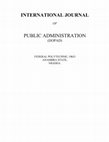 Research paper thumbnail of IJOPAD-INTERNATIONAL JOURNAL OF PUBLIC ADMINISTRATION. FEDERAL POLYTECHNIC OKO. ANAMBRA STATE NIGERIA