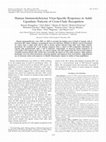 Research paper thumbnail of Human Immunodeficiency Virus-Specific Responses in Adult Ugandans: Patterns of Cross-Clade Recognition