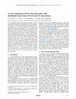 Research paper thumbnail of Average magnetotail electron and proton pitch angle distributions from Cluster PEACE and CIS observations