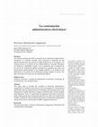 Research paper thumbnail of La contratación administrativa electrónica 1