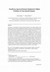 Research paper thumbnail of Parallel hp Spectral Element Methods for Elliptic Problems on Non-smooth Domains