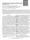 Research paper thumbnail of Controllable Fabrication of Mesoporous MgO with Various Morphologies and Their Absorption Performance for Toxic Pollutants in Water