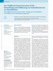 Research paper thumbnail of The Childhood Trauma Screener (CTS) – Development and Validation of Cut-Off-Scores for Classificatory Diagnostics