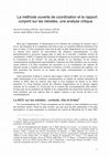 Research paper thumbnail of La méthode ouverte de coordination appliquée aux retraites, une analyse critique