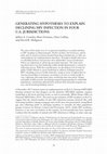 Research paper thumbnail of Generating Hypotheses to Explain Declining HIV Infection in Four U.S. Jurisdictions