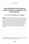 Research paper thumbnail of Shape Modification with Expansive Cement Concrete for Confinement with FRP Composites