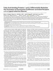 Research paper thumbnail of Fatty Acid Binding Proteins 1 and 2 Differentially Modulate the Activation of Peroxisome Proliferator-Activated Receptor α in a Ligand-Selective Manner