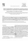 Research paper thumbnail of Alkane biodegradation in Pseudomonas aeruginosa strains isolated from a polluted zone: identification of alkB and alkB-related genes