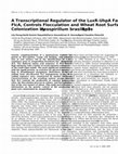 Research paper thumbnail of A Transcriptional Regulator of the LuxR-UhpA Family, FlcA, Controls Flocculation and Wheat Root Surface Colonization by Azospirillum brasilense Sp7