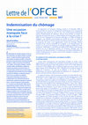 Research paper thumbnail of Indemnisation du chômage : une occasion manquée face à la crise ?