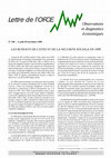 Research paper thumbnail of budgets de l’Etat et de la Sécurité Sociale en 1999