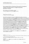 Research paper thumbnail of Encouraging Active Classroom Discussion of Academic Integrity and Misconduct in Higher Education Business Contexts