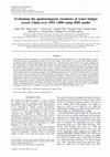 Research paper thumbnail of Evaluating the spatiotemporal variations of water budget across China over 1951���2006 using IBIS model