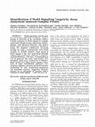 Research paper thumbnail of Identification of nodal signaling targets by array analysis of induced complex probes