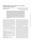 Research paper thumbnail of Epidemiologic differences between United States- and foreign-born tuberculosis patients in Houston, Texas