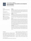 Research paper thumbnail of Clonal and bud bank traits: patterns across temperate plant communities