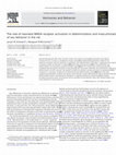 Research paper thumbnail of The role of neonatal NMDA receptor activation in defeminization and masculinization of sex behavior in the rat