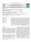 Research paper thumbnail of Changes in apolar metabolites during in vitro organogenesis of Pancratium maritimum