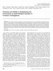 Research paper thumbnail of Potential and Pitfalls in Establishing the Provenance of Earth-Related Samples in Forensic Investigations