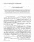 Research paper thumbnail of ROLE OF MICROFINANCE INSTITUTIONS IN RURAL DEVELOPMENT