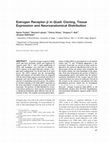 Research paper thumbnail of Estrogen receptor-? in quail: Cloning, tissue expression and neuroanatomical distribution