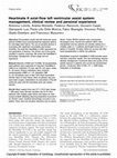 Research paper thumbnail of Heartmate II axial-flow left ventricular assist system: management, clinical review and personal experience