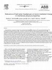 Research paper thumbnail of Relevance of lipid polar headgroups on boron-mediated changes in membrane physical properties