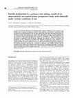 Research paper thumbnail of Erectile dysfunction in a primary care setting: results of an observational, no-control-group, prospective study with sildenafil under routine conditions of use